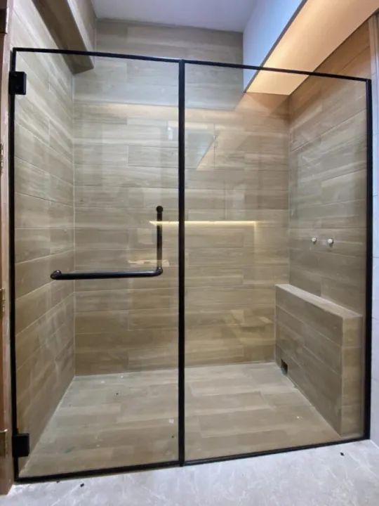 SS Shower Partition | Glass Shower Enclosure | Bathroom Partition Mumbai